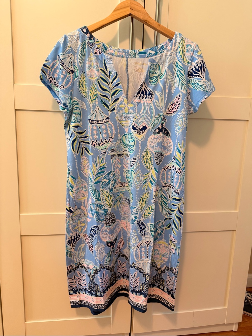 Lily Pulitzer Printed Short Sleeve Shift Dress